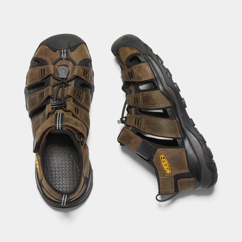 Keen Newport Neo Premium Kids Hiking Sandals Dark Brown/Black Stockists NZ (2139-WESJA)